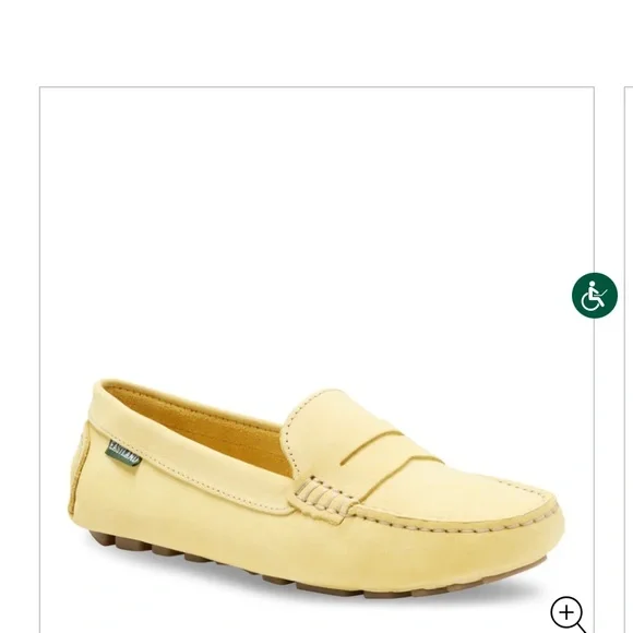 “Eastland” Patricia penny loafer driving moc; yellow nubuc; size 7; NWOT - Picture 4 of 13